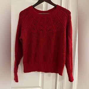 Knox Rose women’s sweater Sz. S red